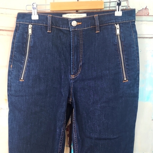 Marc by Marc Jacobs Zipper Skinny Jeans In Blue stone - Picture 2 of 8
